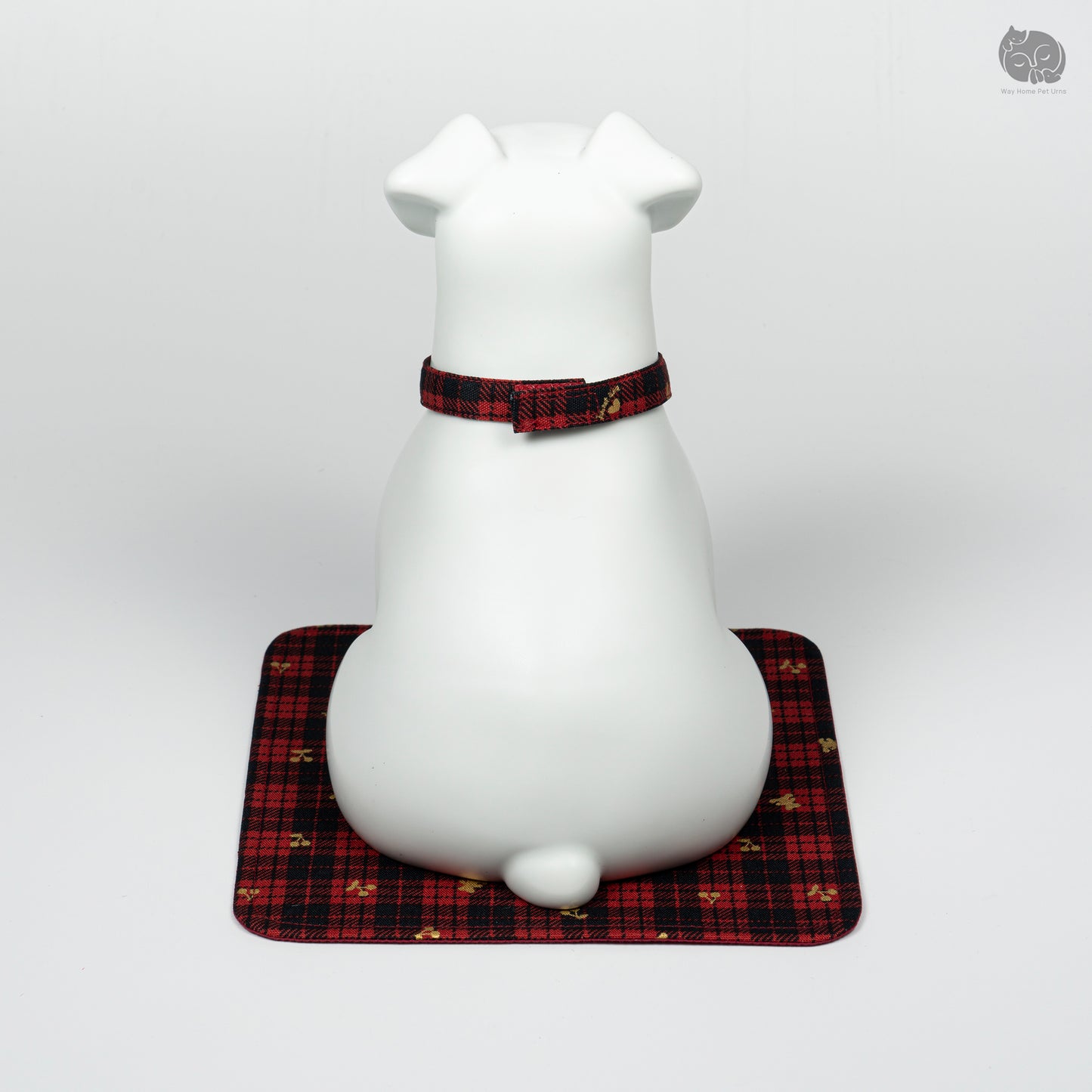 Ivory White Handmade Ceramic Urn for Dogs - Suitable for Terriers